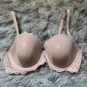 Victoria's Secret Lined Demi Bra 36D